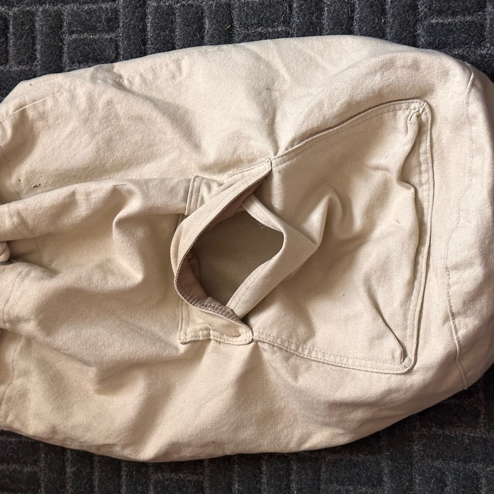 ASOS Oversized Duffel Bag / Backpack Rope Straps - Picture 2 of 8